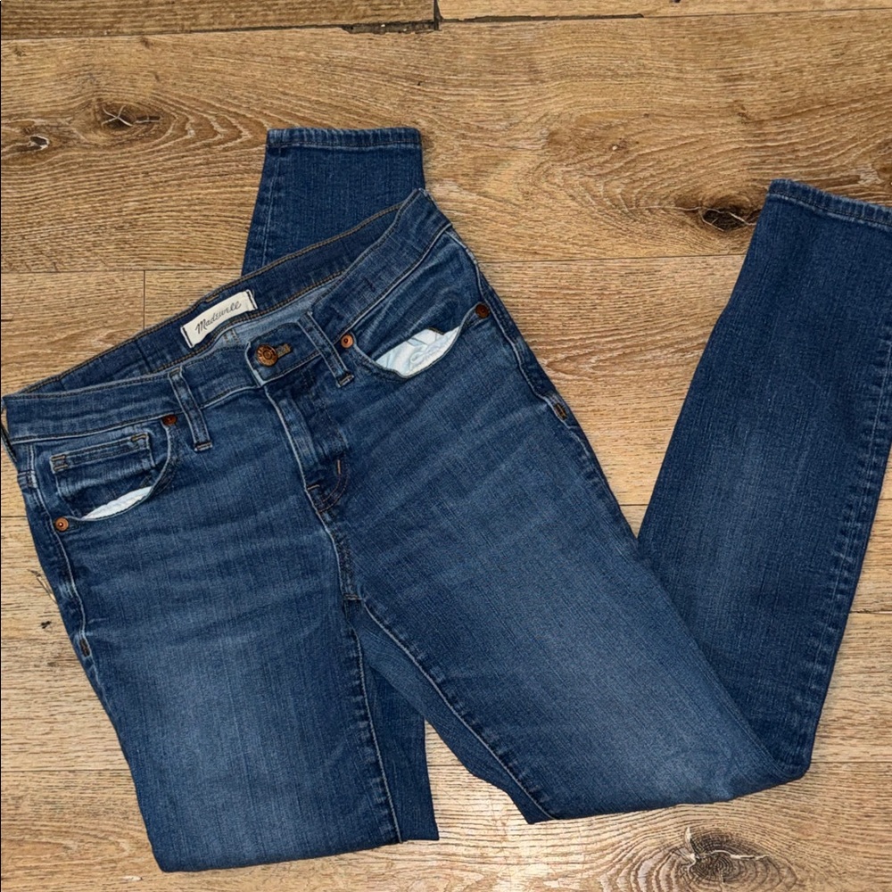 Madewell Dark Blue Skinny Jeans